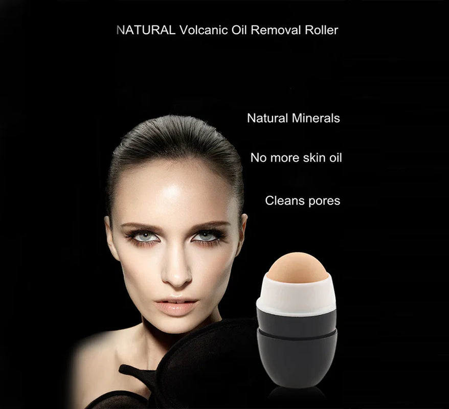 Experience Flawless Skin with Our Volcanic Stone Oil-Absorbing Face Roller