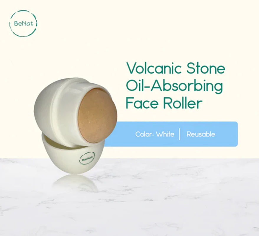 Experience Flawless Skin with Our Volcanic Stone Oil-Absorbing Face Roller